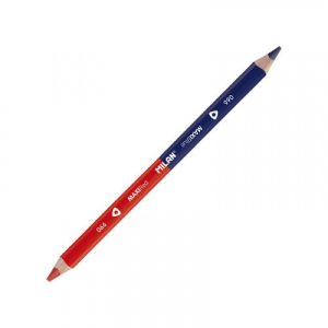 LÁPICES BICOLORES MAXI AZUL - ROJO TRIANGULARES MILAN 702612