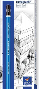 LAPIZ GRAFITO MARS LUMOGRAPH 100, GRAD. 11B STAEDTLER 100-11B