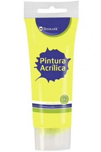 BOTE PINTURA ACRILICA 75 ML AMARILLO BISMARK 328527