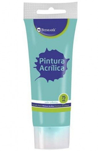 BOTE PINTURA ACRILICA 75 ML TURQUESA BISMARK 328518
