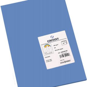 PACK 50 HOJAS CARTULINA IRIS A4 185G AZUL MAR CANSON C200040168