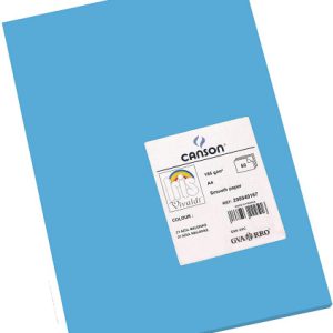 PACK 50 HOJAS CARTULINA IRIS A4 185G AZUL CANSON C200040167