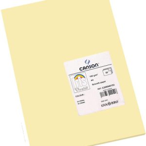 PAQUETE 50 HOJAS CARTULINA IRIS A4 185G CREMA GUARRO CANSON C200040153