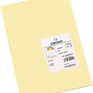 PACK 50 HOJAS CARTULINA IRIS A3 185G CREMA CANSON C200040181