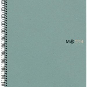 CUADERNO 100% RECICLADO NB-4 A4 120HOJAS ECOAZUL MIQUELRIUS 6083