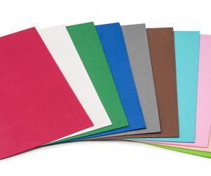 BOLSA DE 10 LAMINAS GOMA EVA 20X30 CM. EN COLORES SURTIDOS FAIBO 1653-00