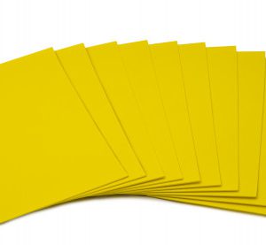 BOLSA DE 10 LAMINAS GOMA EVA 40X60 CM. EN COLOR AMARILLO FAIBO 1655-10-05