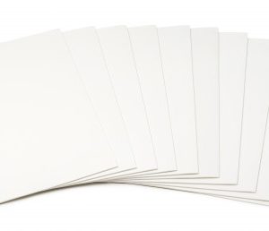 BOLSA DE 10 LAMINAS GOMA EVA 40X60 CM. EN COLOR BLANCO FAIBO 1655-10-01