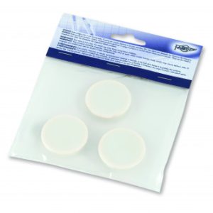 BLISTER DE 3 IMANES REDONDOS 30MM. EN COLOR BLANCO FAIBO 60-30-01