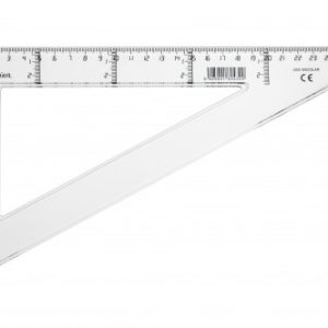 CARTABON TRANSPARENTE EN PLASTICO INYECTADO GRADUADO Y BISELADO 30 CM. FAIBO 41330