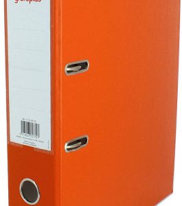 ARCHIVADOR PALANCA 45 COLOR NARANJA A4 LOMO ESTRECHO 290X320X55 GRAFOPLAS 17269352