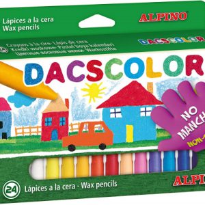 ESTUCHE 24 CERAS DE COLORES DACSCOLOR DACS DC050295