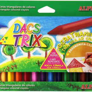 ESTUCHE 12 CERAS TRIANGULARES DACSTRIX DACS DA000125