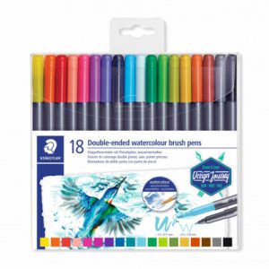 ESTUCHE DE PLÁSTICO CON 18 ROTULADORES, COLORES SURTIDOS STAEDTLER 3001 TB18