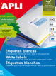 CAJA 100 HOJAS ETIQUETA BLANCA ILC 105X29 1299 APLI