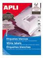 CAJA 500 HOJAS ETIQUETA BLANCA ILC 105X74 01796 APLI