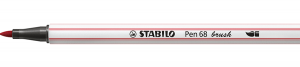 ROTULADOR PUNTA FIBRA PINCEL PEN 68 BRUSH ROJO OSCURO STABILO 568/50