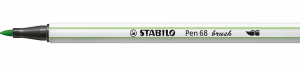 ROTULADOR PUNTA FIBRA PINCEL PEN 68 BRUSH VERDE HOJA STABILO 568/43
