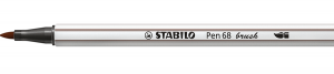 ROTULADOR PUNTA FIBRA PINCEL PEN 68 BRUSH MARRON STABILO 568/45