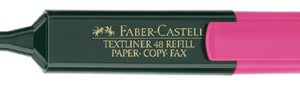 MARCADOR FLUOR TEXTLINER ROSA FABER CASTELL 154828