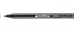 ROTULADOR PUNTA FINA 1200 NEGRO EDDING 1200-01