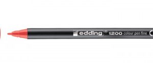 ROTULADOR PUNTA FINA 1200 ROJO EDDING 1200-02