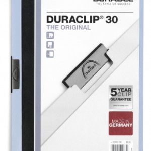 DOSSIER CON CLIP 30 H A4 AZUL CLARO DURABLE 2200-06