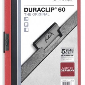 DOSSIER CON CLIP 60 H A4 ROJO DURABLE 2209-03