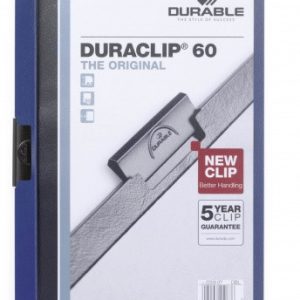 DOSSIER CON CLIP 60 H A4 AZUL OSCURO DURABLE 2209-07