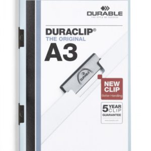 DOSSIER CON CLIP 60 H A3 AZUL DURABLE 2218-06