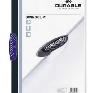 DOSSIER CON CLIP SWINGCLIP 30 H A4 AZUL DURABLE 2260-07