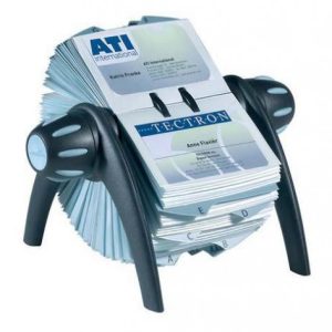 TARJETERO ROTATIVO VISIFIX FLIP VEGAS NEGRO DURABLE 2417-01