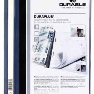DOSSIER FASTENER DURAPLUS A4 PVC AZUL OSCURO DURABLE 2579-07