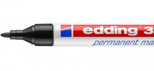 MARCADOR PERMANENTE PUNTA REDONDA 1.5-3MM 3000 NEGRO EDDING 3000-01