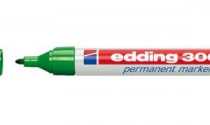 MARCADOR PERMANENTE PUNTA REDONDA 1.5-3MM 3000 VERDE EDDING 3000-04