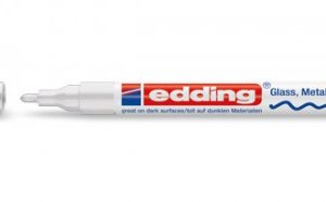 MARCADOR PERMANENTE 1-2MM 751 BLANCO EDDING 751-049