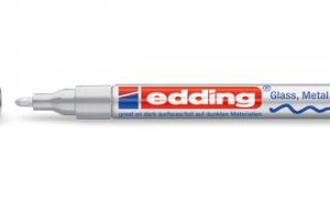 MARCADOR PERMANENTE 1-2MM 751 PLATA EDDING 751-54
