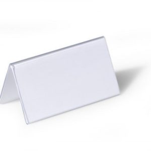 CAJA DE 25 PORTANOMBRES RIGIDOS PVC 104X100MM DURABLE 8051-19