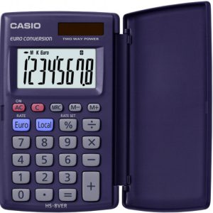 CALCULADORA DE BOLSILLO DE 8 DÍGITOS CASIO HS-8VERA