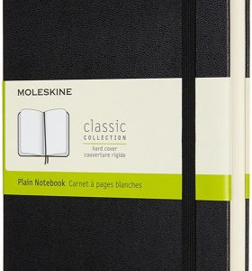 LIBRETA CLASICA MAYOR GROSOR NEGRA L (13X21CM) LISA TAPA DURA MOLESKINE QP062EXP