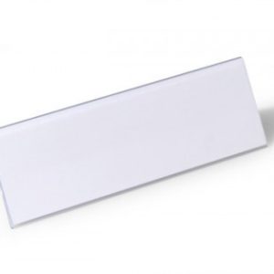 CAJA DE 25 PORTANOMBRES RIGIDOS PVC 122X210 MM DURABLE 8052-19