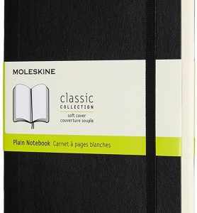 LIBRETA CLASICA MAYOR GROSOR NEGRA L (13X21CM) LISA TAPA BLANDA MOLESKINE QP618EXP