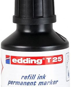 FRASCO TINTA PARA RELLENAR 25ML NEGRO EDDING T25-001