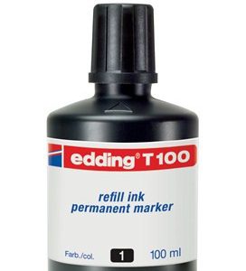 FRASCO TINTA PARA RELLENAR 100ML NEGRO EDDING T100-01