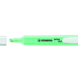 MARCADOR FLUORESCENTE SWING COOL PASTEL TRAZO 1/4MM. MENTA STABILO 275/116-8