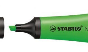 MARCADOR FLUORESCENTE NEON TRAZO 2/5MM. VERDE STABILO 72/33
