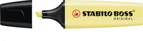 MARCADOR.FLUORESCENTE BOSS TRAZO 2/5MM. AMARRILLO PASTEL STABILO 70/144