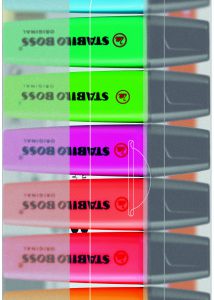 ESTUCHE 8 MARCADORES FLUORESCENTES BOSS TRAZO 2/5MM. SURTIDOS STABILO 70/8
