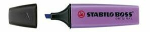 MARCADOR FLUORESCENTE BOSS ORIGINAL TRAZO 2/5MM. VIOLETA STABILO 70/55