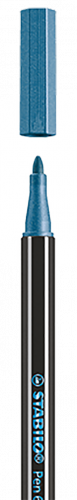 ROTULADOR ACUARELABLE METAL PUNTA MEDIA 1,4MM. PEN 68 AZUL STABILO 68/841
